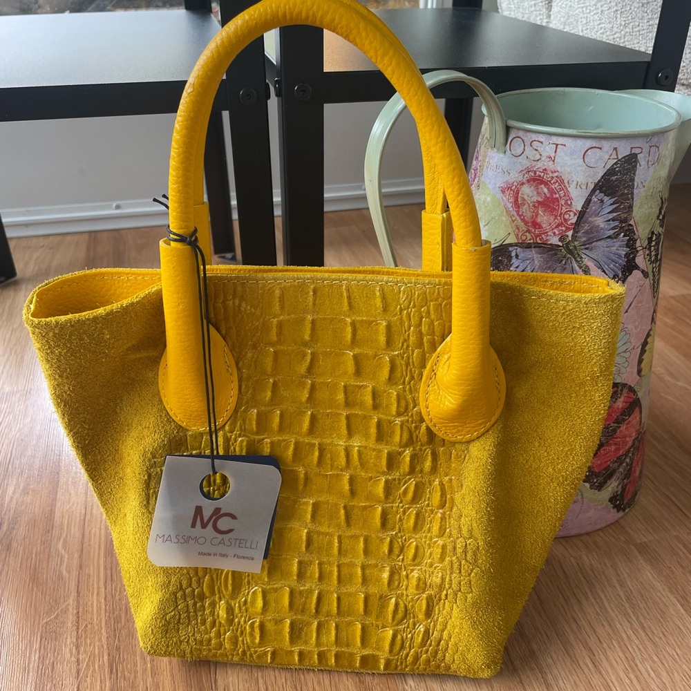 New with tags Massimo Castillo Genuine Leather bag